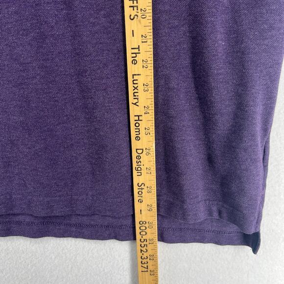 BROOKS BROTHERS Shirt Mens L 1818 Performance Polo Golf Pique Cotton Purple - Picture 13 of 14